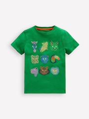 Boden Green 100% Cotton Superstitch T-Shirt - Image 1 of 3