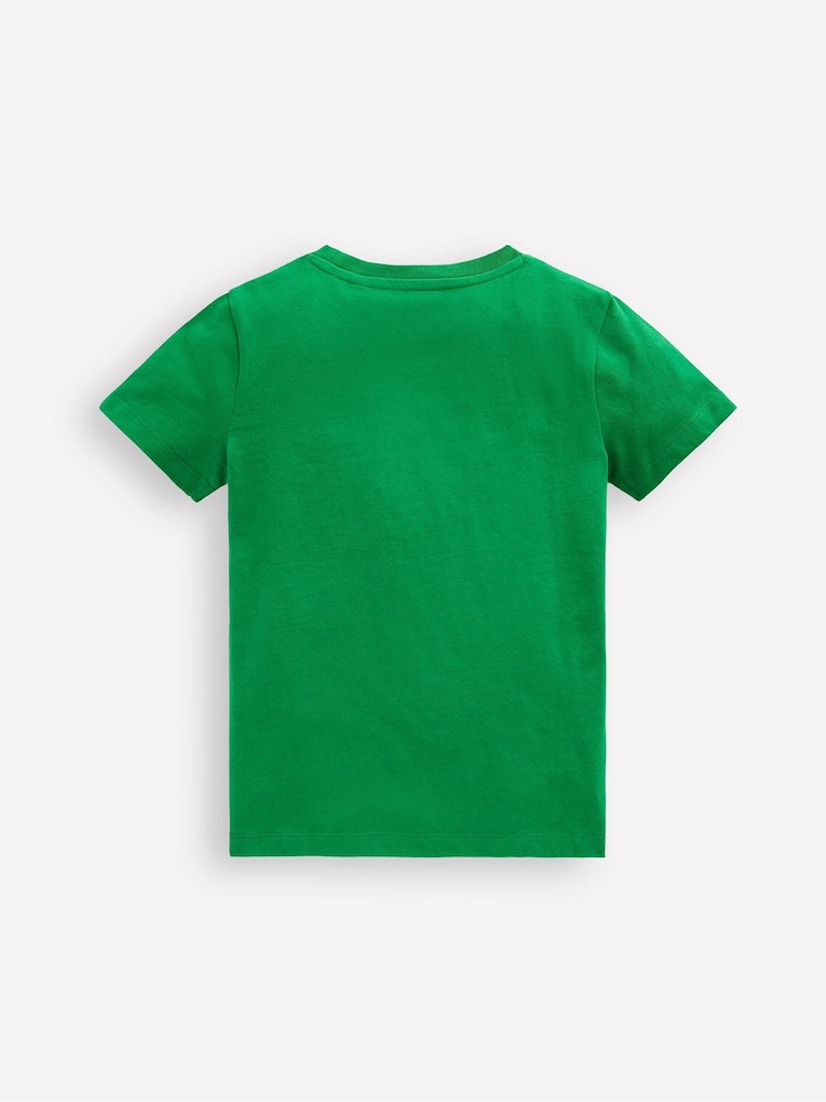 Boden Green 100% Cotton Superstitch T-Shirt - Image 2 of 3 Boden Green 100% Cotton Superstitch T-Shirt - Image 2 of 3