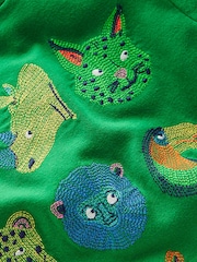 Boden Green 100% Cotton Superstitch T-Shirt - Image 3 of 3