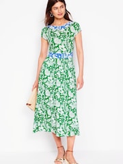 Boden Green Melanie Jersey Midi Dress - Image 1 of 5