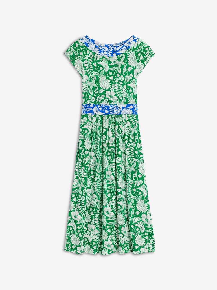 Boden Green Melanie Jersey Midi Dress - Image 2 of 5
