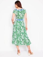Boden Green Melanie Jersey Midi Dress - Image 4 of 5