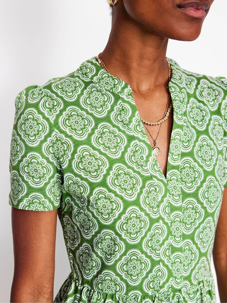 Boden Green Naomi Short Sleeve Dress - Image 5 of 5