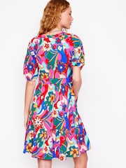 Boden Pink Piper Short Jersey Dress - Image 3 of 5