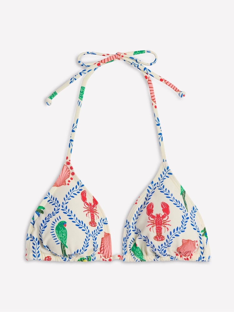 Boden Ivory Symi String Bikini Top - Image 6 of 7