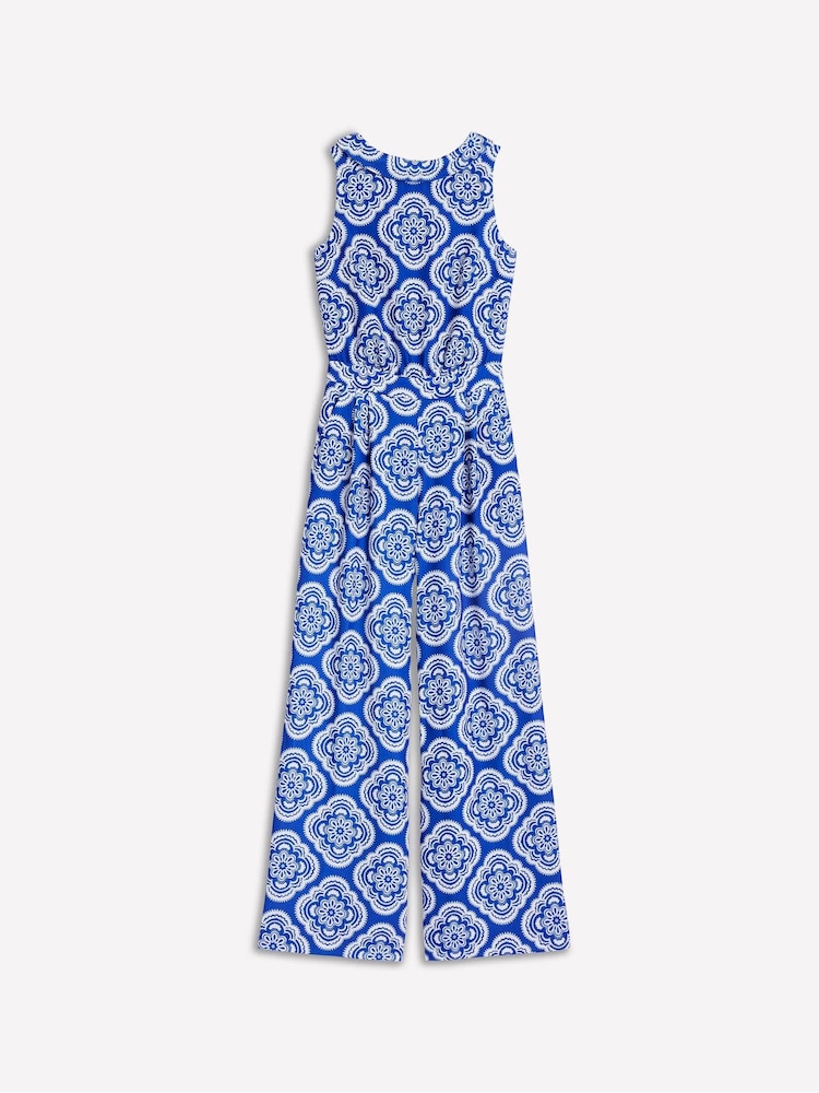 Boden Blue Clarissa Jumpsuit - Image 6 of 6