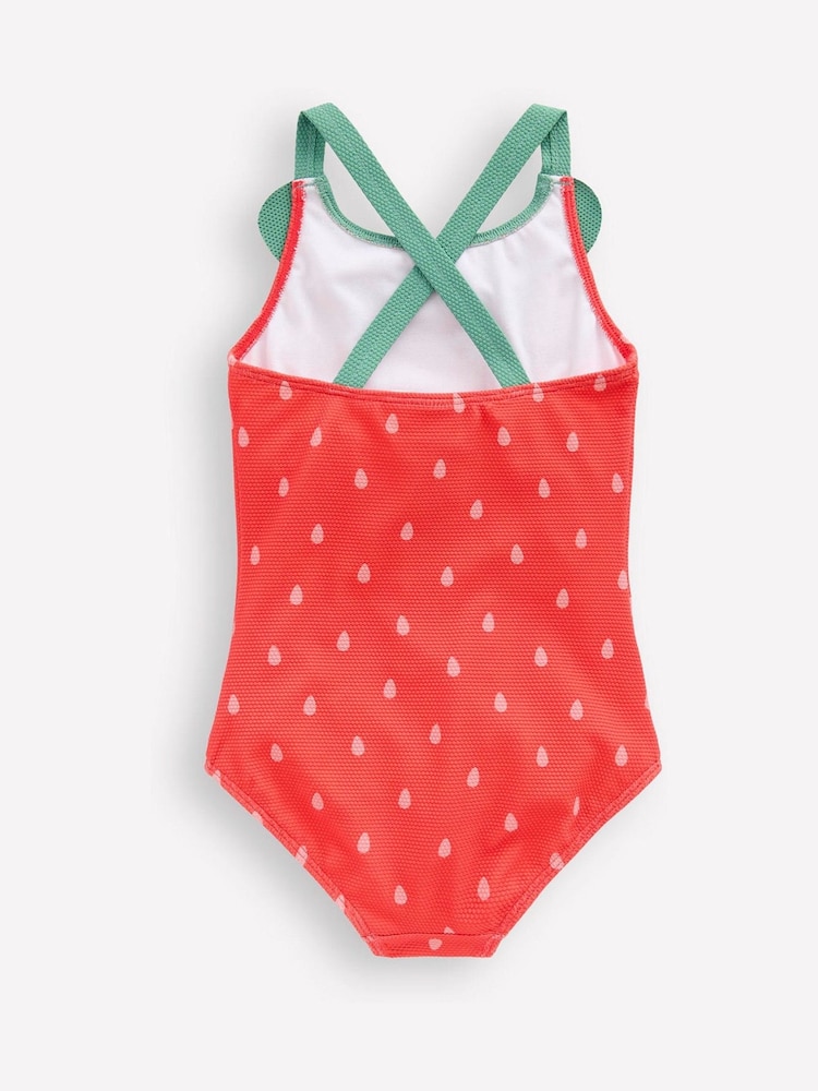 Boden Red Fun Cross-Back Swimsuit - Image 1 of 3