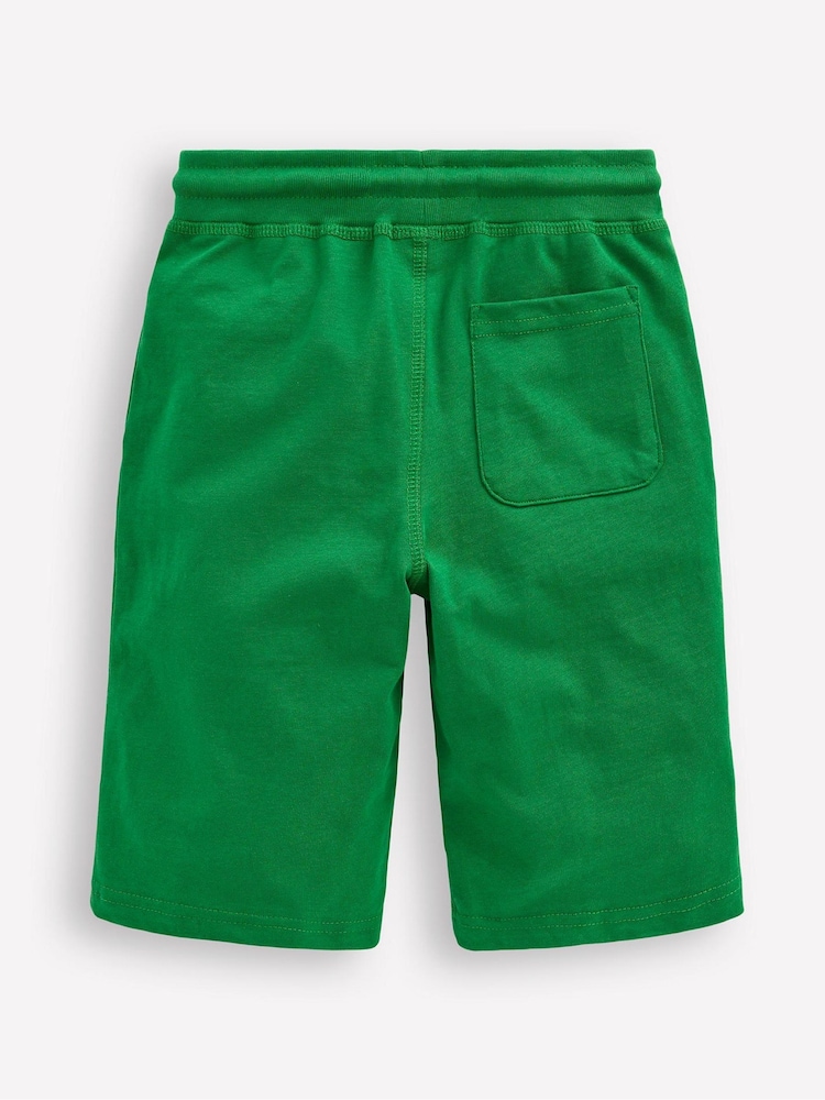 Boden Green 100% Cotton Jersey Baggies Shorts - Image 2 of 3