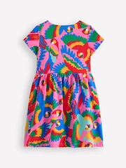 Boden Green 100% Cotton Heart Pocket Fun Jersey Dress - Image 2 of 3