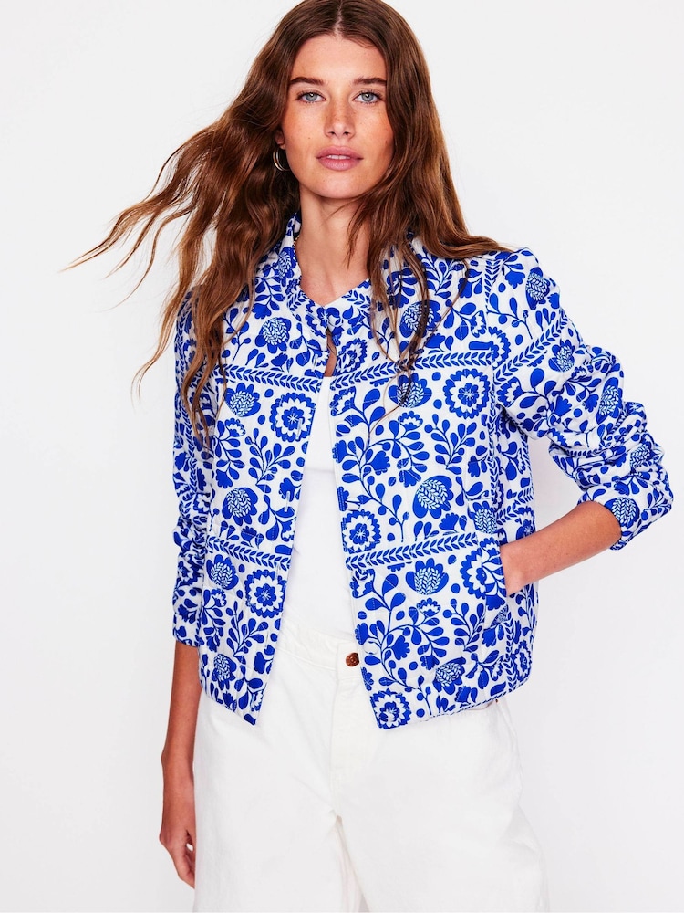 Boden Blue Highbury Quilted Jacket - Image 2 of 6