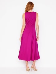 Boden Pink Cross Front Ponte Dress - Image 4 of 6