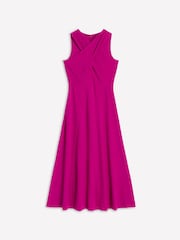 Boden Pink Cross Front Ponte Dress - Image 6 of 6