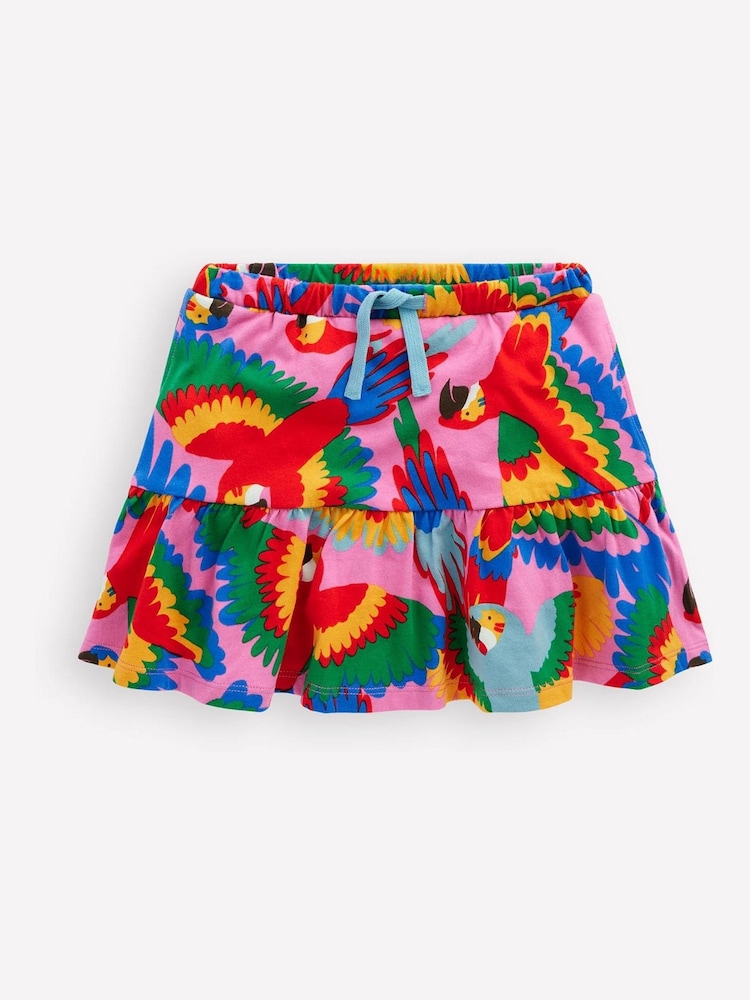 Boden Multi 100% Cotton Tiered Jersey Skirt - Image 1 of 4