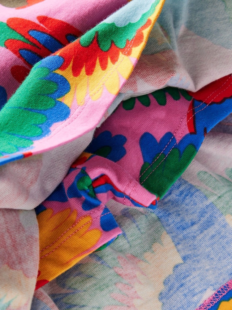 Boden Multi 100% Cotton Tiered Jersey Skirt - Image 4 of 4