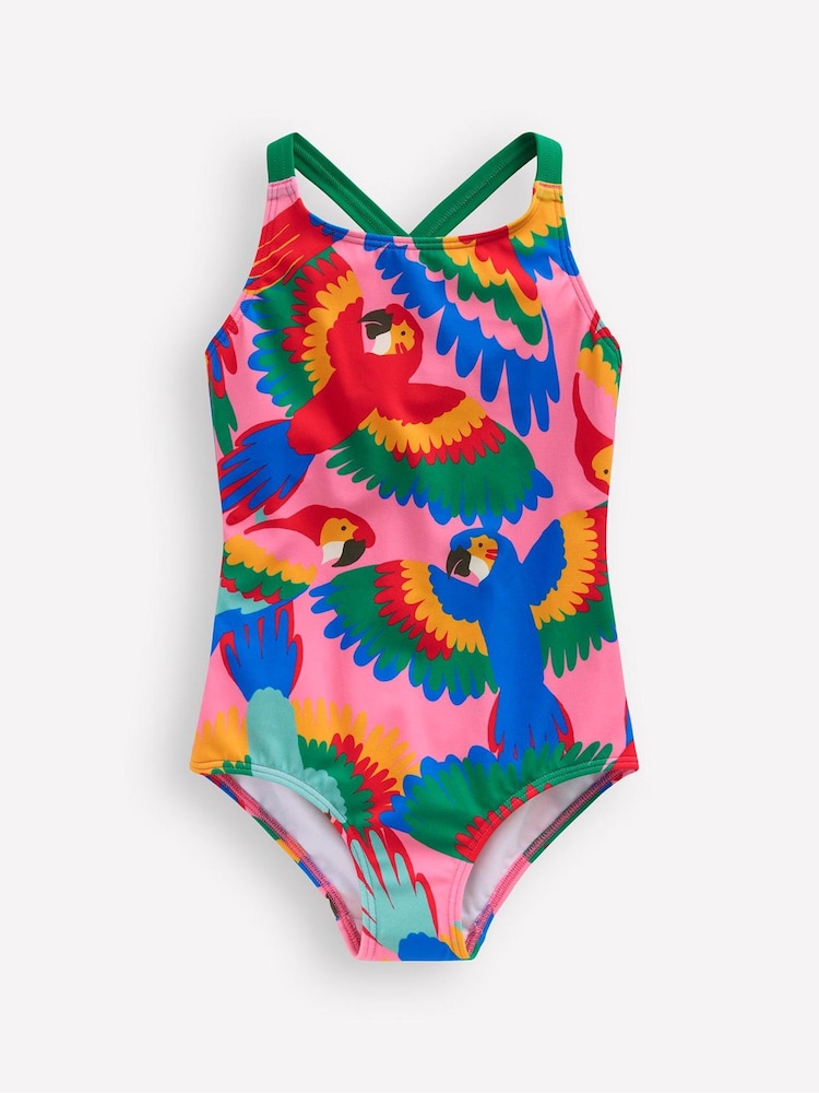 Boden Multi Cross-Back Printed Swimsuit - Image 2 of 4 Boden Multi Cross-Back Printed Swimsuit - Image 2 of 4