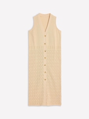 Boden Cotton Sleeveless Cardigan - Изображение 6 из 7