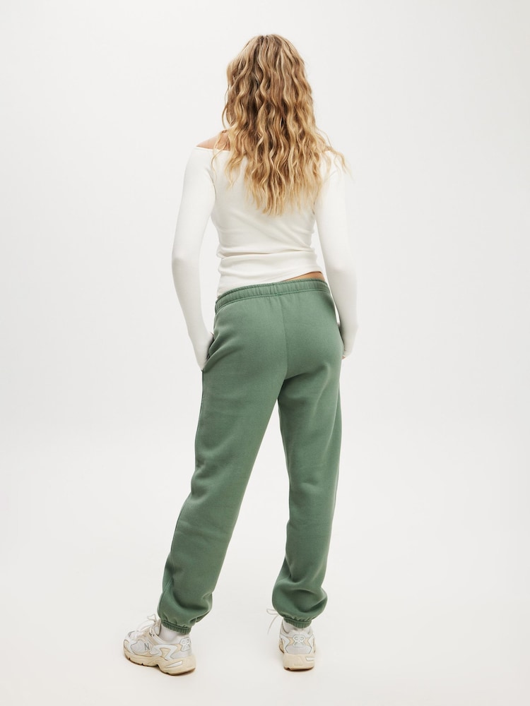 Cotton On Green Plush Essential Gym Joggers - Image 2 of 4