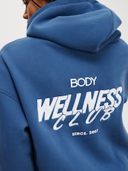 Cotton On Blue Plush Premium Graphic Hoodie - Image 1 of 4