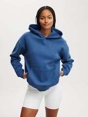 Cotton On Blue Plush Premium Graphic Hoodie - Image 3 of 4