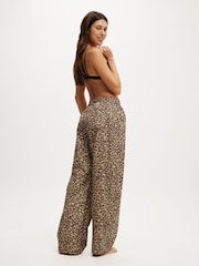 Cotton On Animal Boyfriend Wide Leg Boxer Trousers - Image 5 of 5