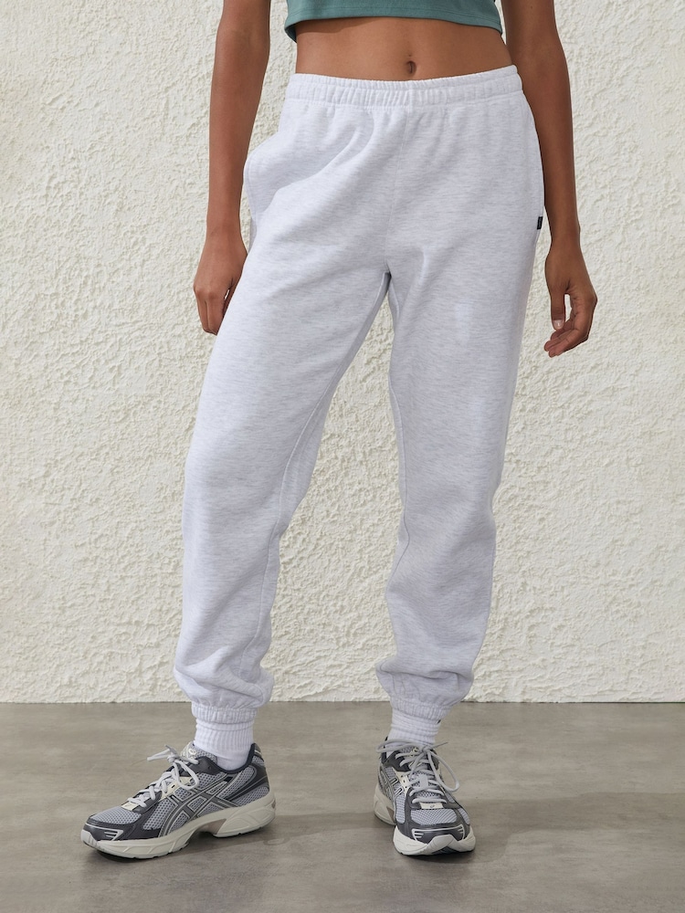 Cotton On Grey Plush Essential Gym Joggers - Image 2 of 5