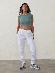 Cotton On Grey Plush Essential Gym Joggers - Image 3 of 5