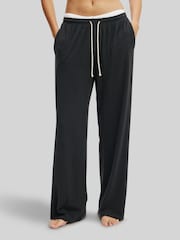 Negro - Cotton On Light Weight Super Soft Wide Leg Trousers - Imagen 1 de 5