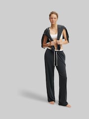 Negro - Cotton On Light Weight Super Soft Wide Leg Trousers - Imagen 5 de 5