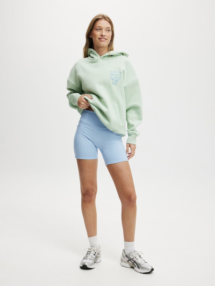 Cotton On Light Green Plush Premium Graphic Hoodie - Image 4 of 4 Cotton On Light Green Plush Premium Graphic Hoodie - Image 4 of 4