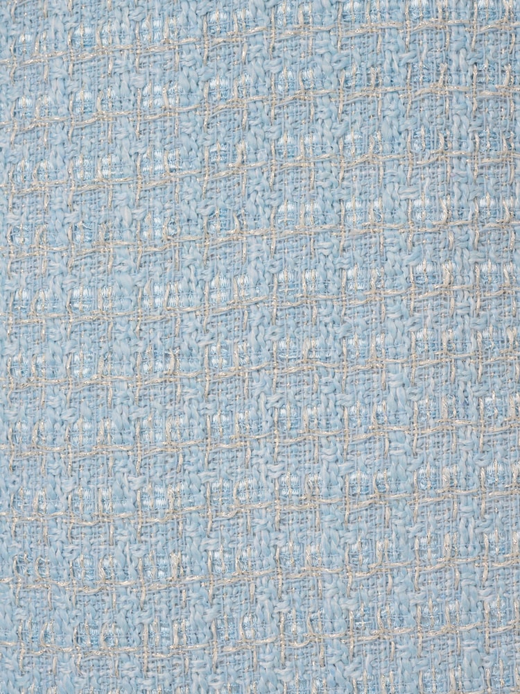 Adrianna Papell Blue Embellished Boucle Shift Dress - Image 7 of 7