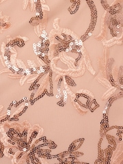 Adrianna Papell Pink Papell Studio Sequin Embroidery Gown - Image 6 of 6