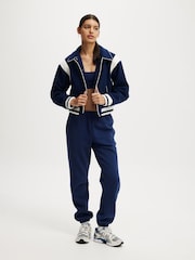 Cotton On Blue On Field Panelled Bomber Jacket - Image 1 of 4