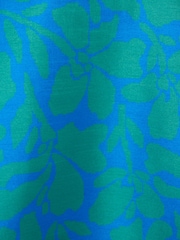 Adrianna Papell Blue Tie Front Printed Short Dress - Image 7 of 7