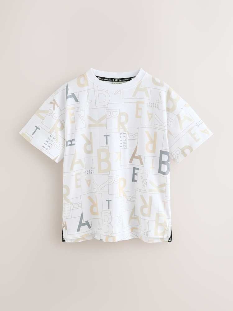 Baker By Ted Baker Letter Print T-Shirt - Image 1 of 5
