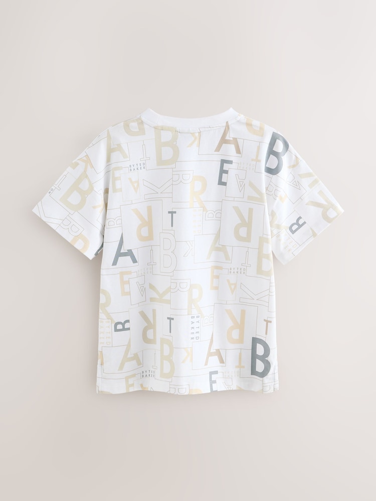 Baker By Ted Baker Letter Print T-Shirt - Image 2 of 5