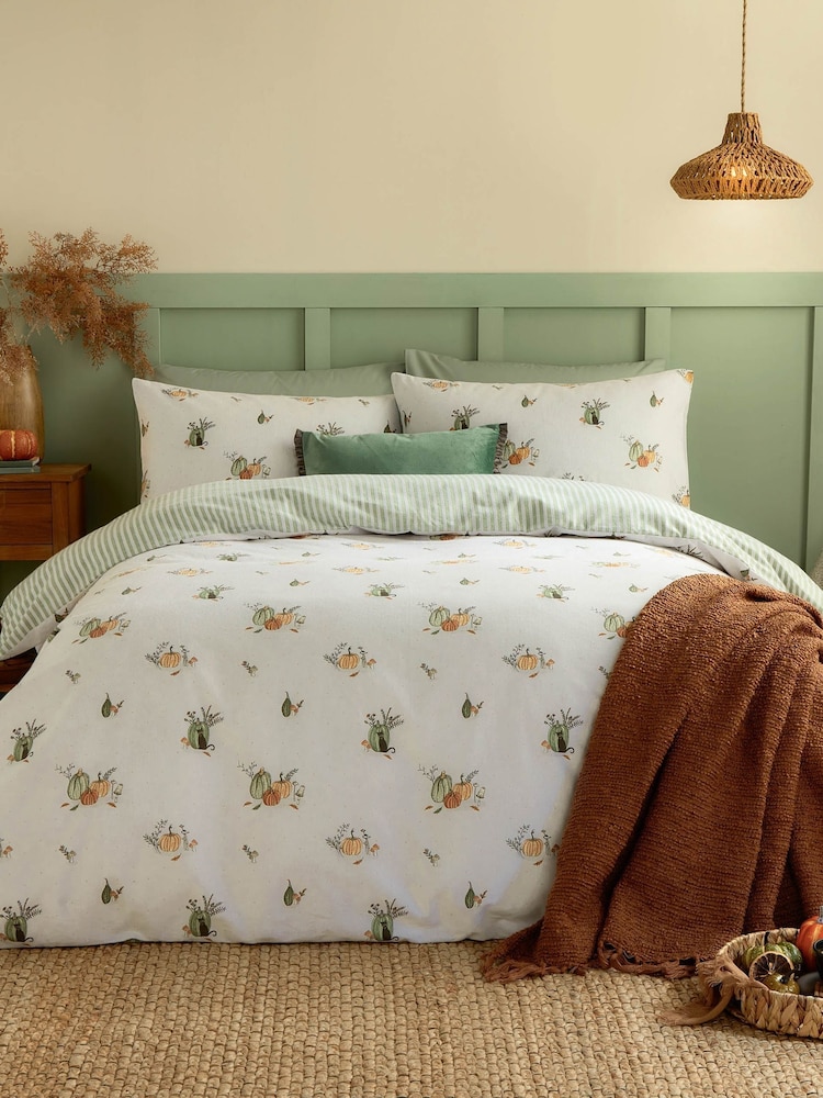 Wylder Nature White Pumpkin Spice Duvet Set - Image 1 of 3