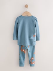 Navy/Grey Dinosaur Snuggle Pyjamas 3 Pack (9mths-8yrs) - Image 5 of 7
