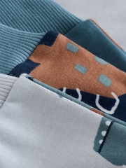 Navy/Grey Dinosaur Snuggle Pyjamas 3 Pack (9mths-8yrs) - Image 6 of 7