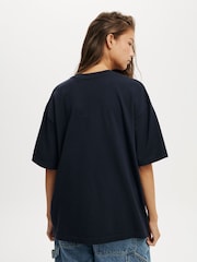 Cotton On Blue The Premium Boxy Graphic 100% Cotton T-Shirt - Image 2 of 4