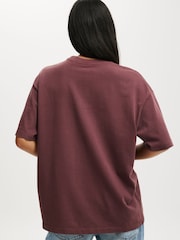 Cotton On Brown The Premium Boxy Graphic 100% Cotton T-Shirt - Image 2 of 4