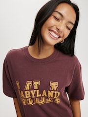 Cotton On Brown The Premium Boxy Graphic 100% Cotton T-Shirt - Image 4 of 4