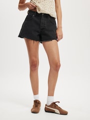 Cotton On Black Original Denim 100% Cotton Shorts - Image 5 of 6