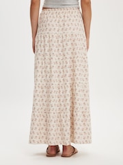 Cotton On Natural Haven Multi Tiered Maxi Skirt - Image 2 of 5