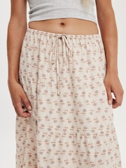 Cotton On Natural Haven Multi Tiered Maxi Skirt - Image 4 of 5