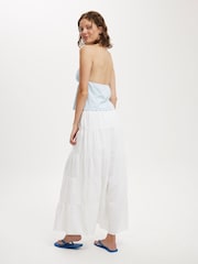 Cotton On White Haven Multi Tiered Maxi Skirt - Image 5 of 5