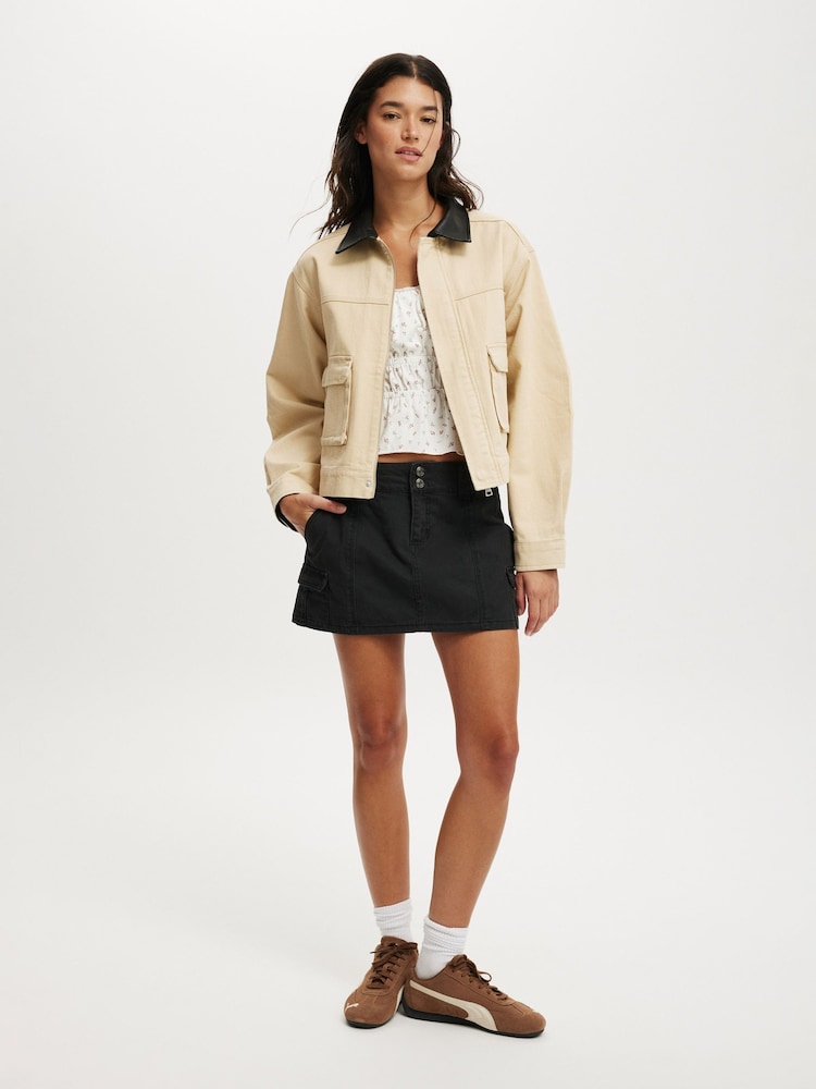 Cotton On Brown Tyler Barn 100% Cotton Jacket - Image 5 of 5 Cotton On Brown Tyler Barn 100% Cotton Jacket - Image 5 of 5