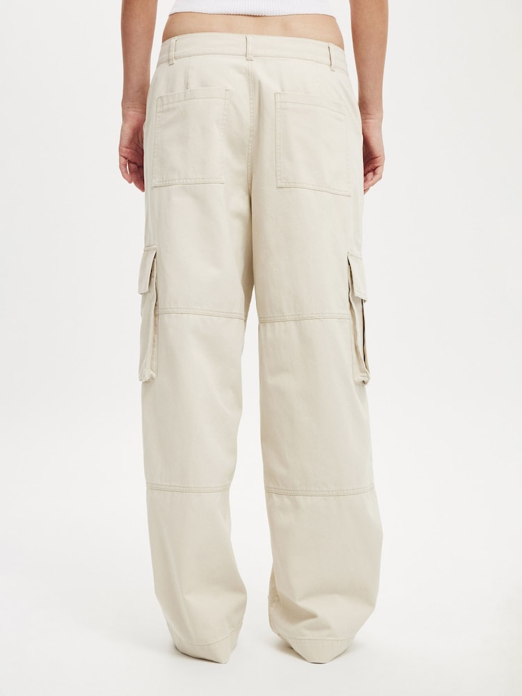 Natur - Cotton On Benny Cargohose - Bild 2 von 5