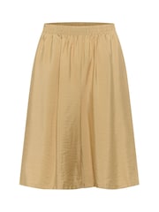 Kaffe Natural KAflorence Elasticated Waist Shorts - Image 5 of 6