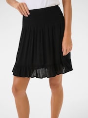 Kaffe KAthora Amber Mini Black Skirt - Image 4 of 6