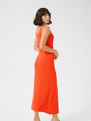 Kaffe Red KAcarmin Sleeveless Jersey Maxi Dress - Image 2 of 5